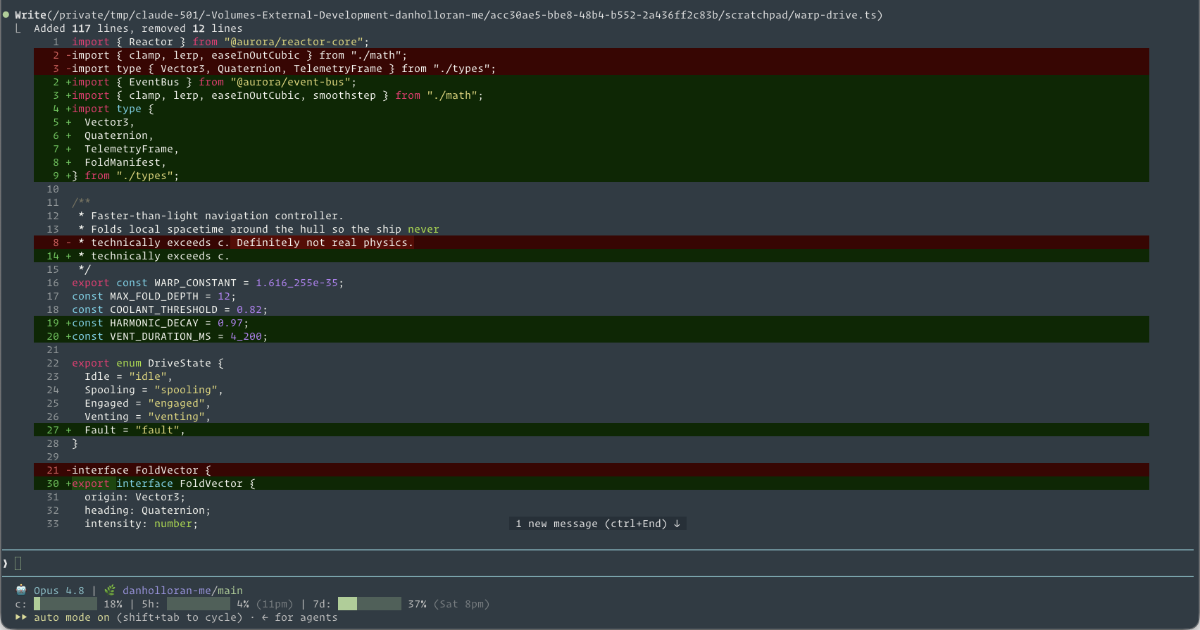 Building a Claude Code Status Line With Usage Bars and a Clickable Repo